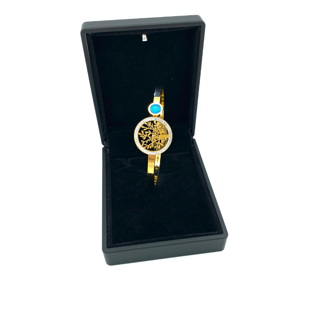 Pulsera Árbol Dorado