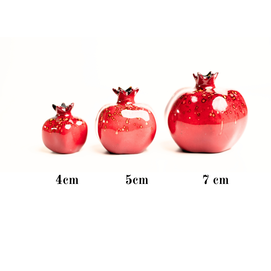 Granadas de Cristal Decorativas Rojo - Añade un Toque Elegante a tu Hogar.