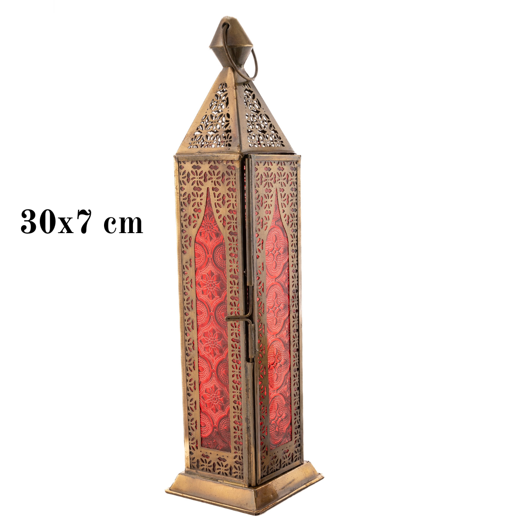 AL AMIR Farolillo porta velas TORRE - Luminosidad Elegante.