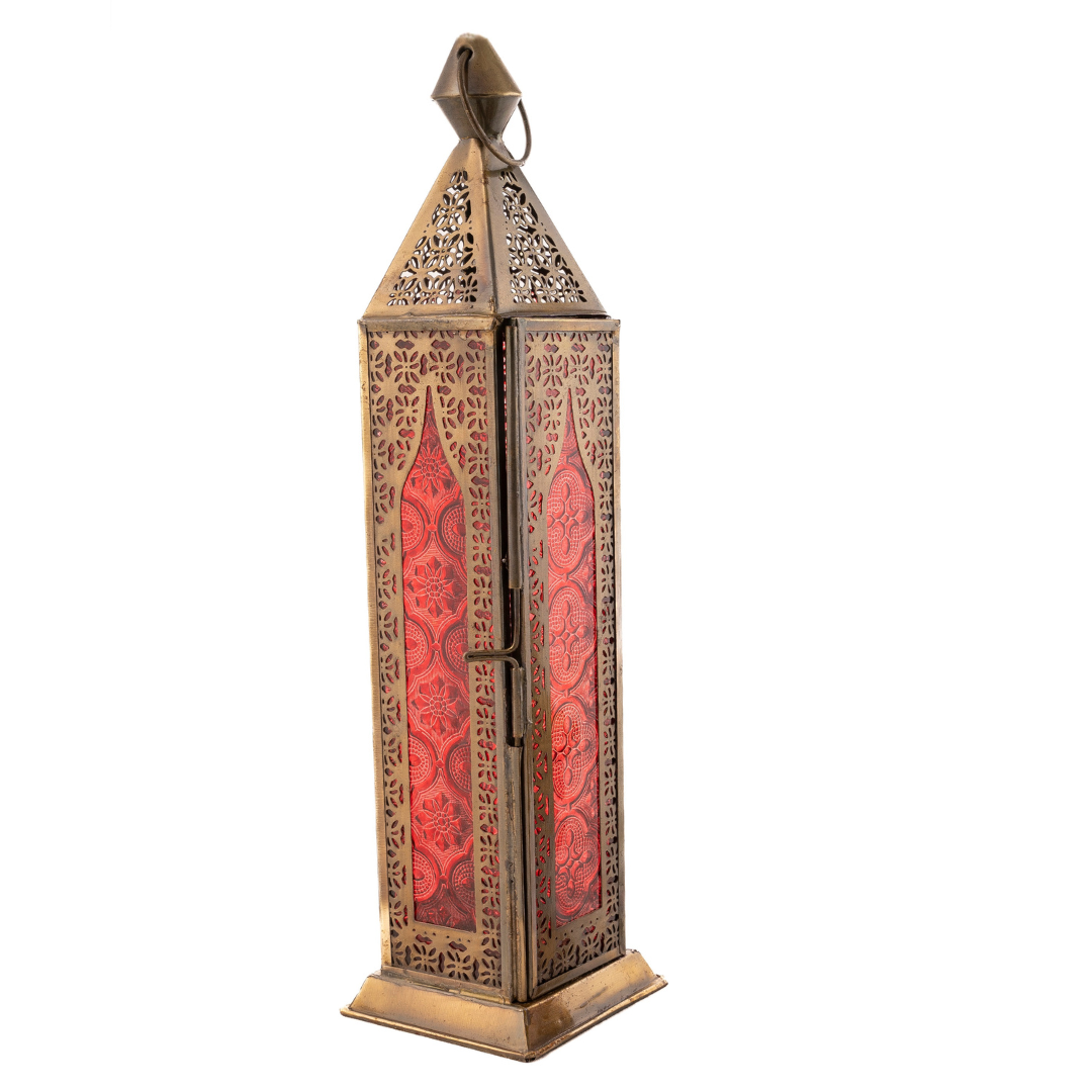 AL AMIR Farolillo porta velas TORRE - Luminosidad Elegante.