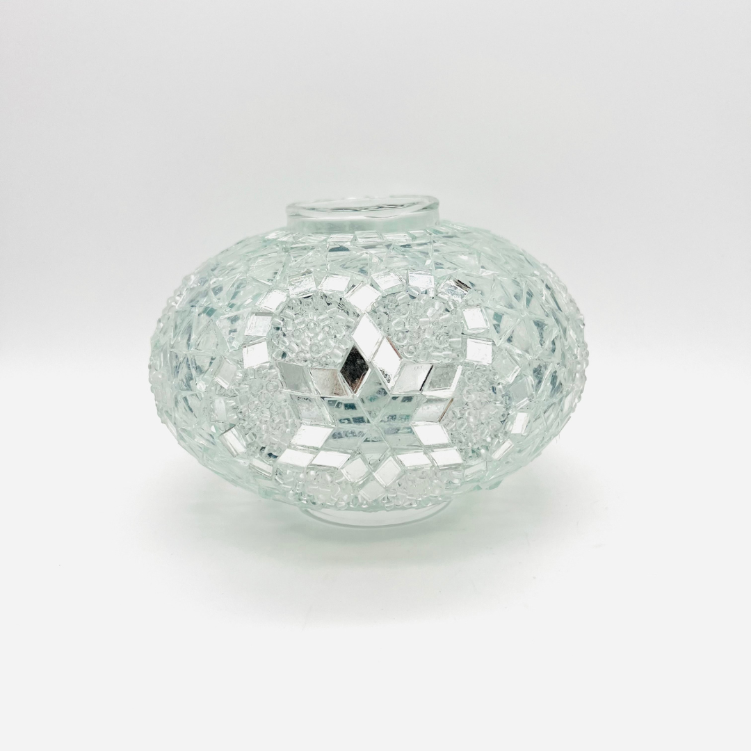 Magia Otomana Lámpara Turca Doble Hecha a Mano para una Iluminación Cálida y Encantadora. Multicolor. BLANCO