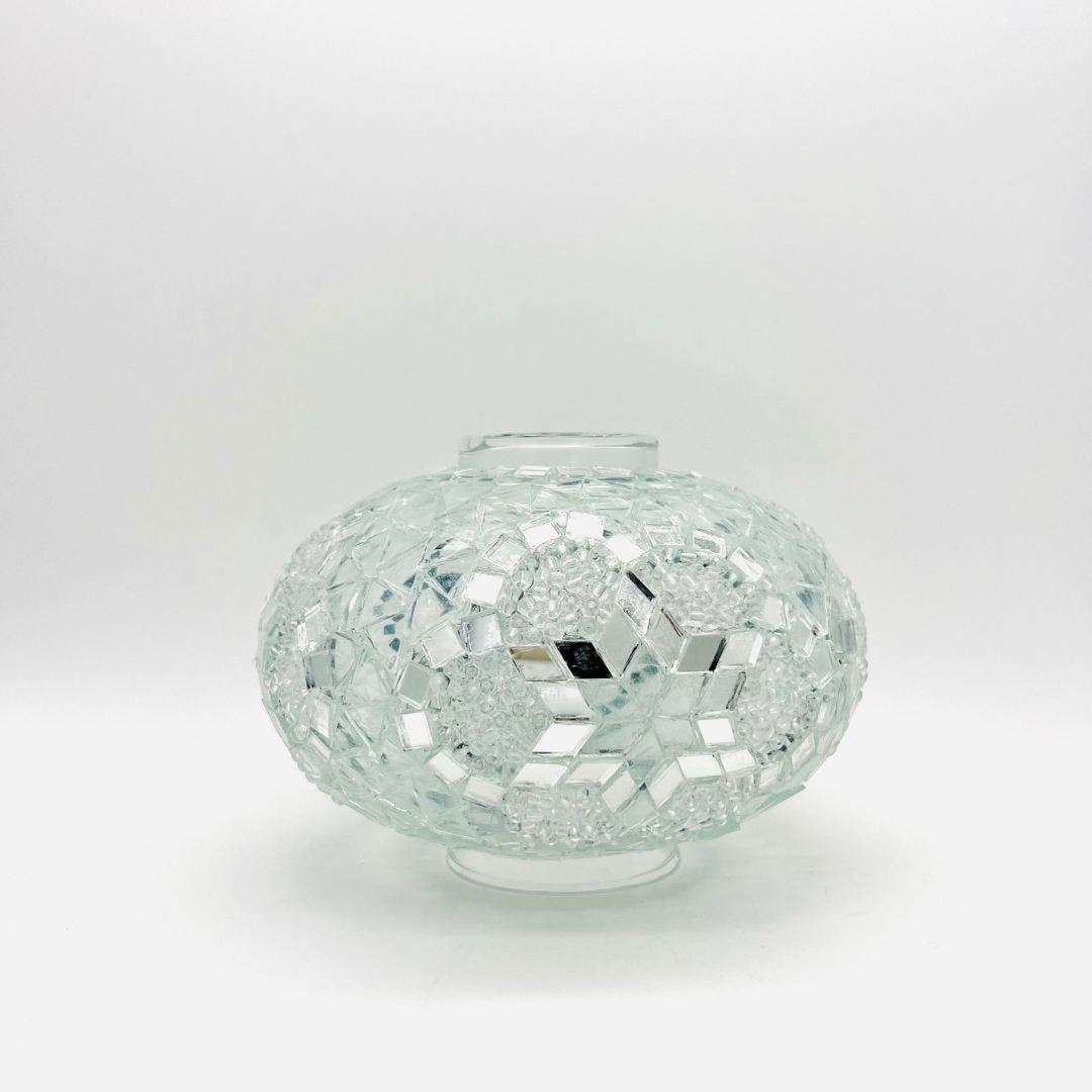 Magia Otomana Lámpara Turca Doble Hecha a Mano para una Iluminación Cálida y Encantadora. Multicolor. BLANCO