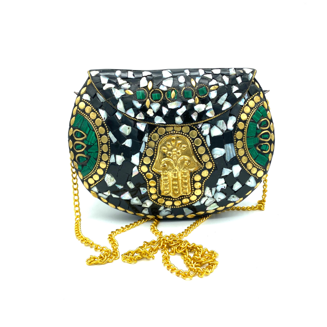 Bolso Mosaico Damasco: Bolso Artesanal Árabe N3