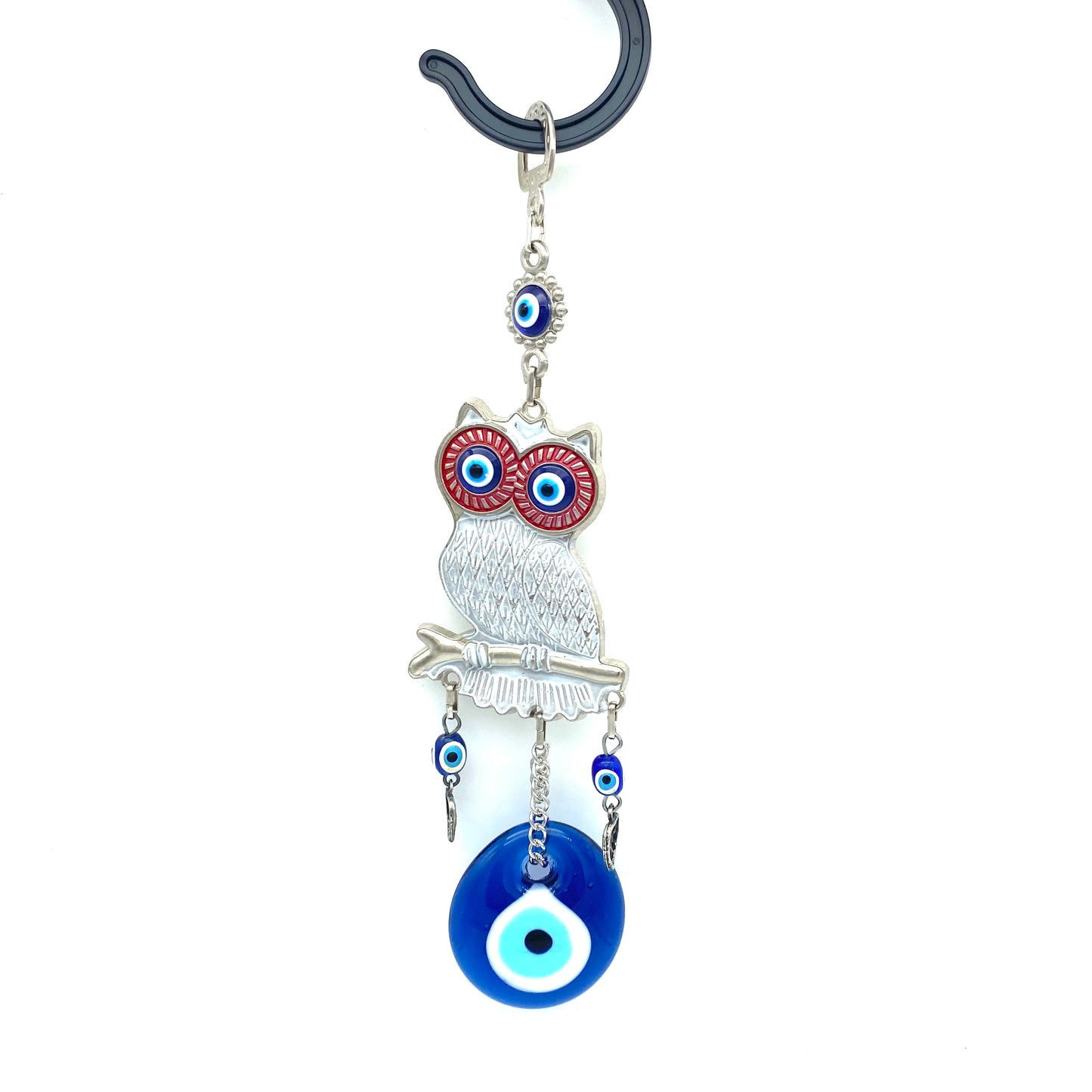 Búho Protector con Ojo Turco de Sabiduría