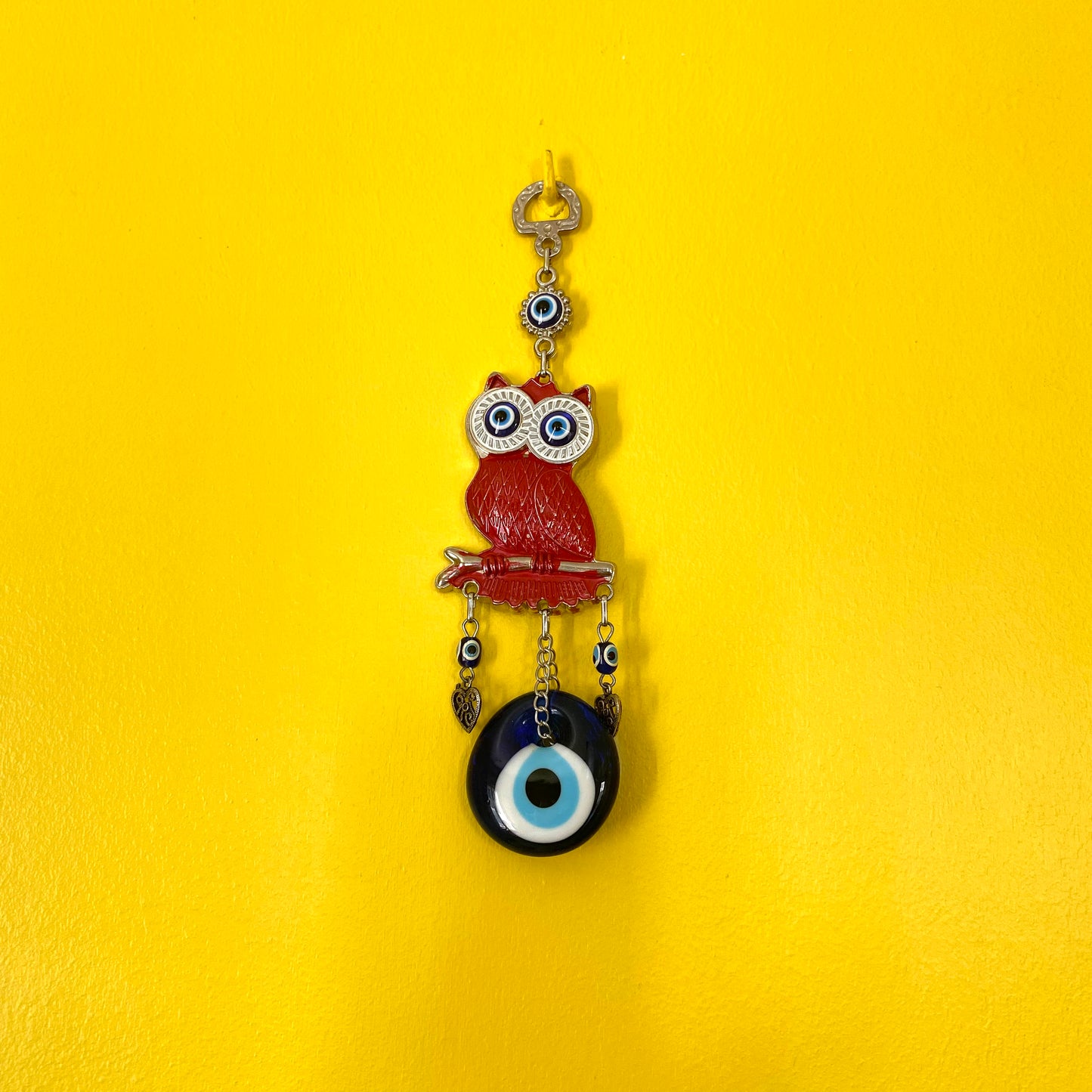 Búho Protector con Ojo Turco de Sabiduría