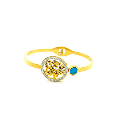 Pulsera Árbol Dorado