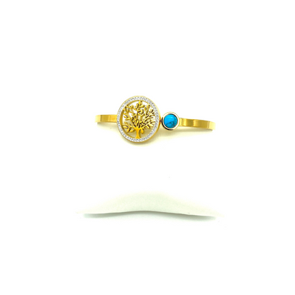 Pulsera Árbol Dorado