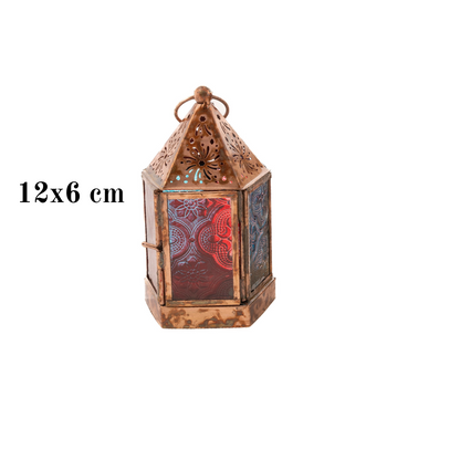 AL AMIR Farolillo porta velas MINI - Luminosidad Elegante.