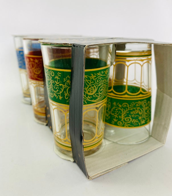 Juego de 6 vasos de té Elegance -Estilo turco