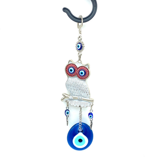 Búho Protector con Ojo Turco de Sabiduría