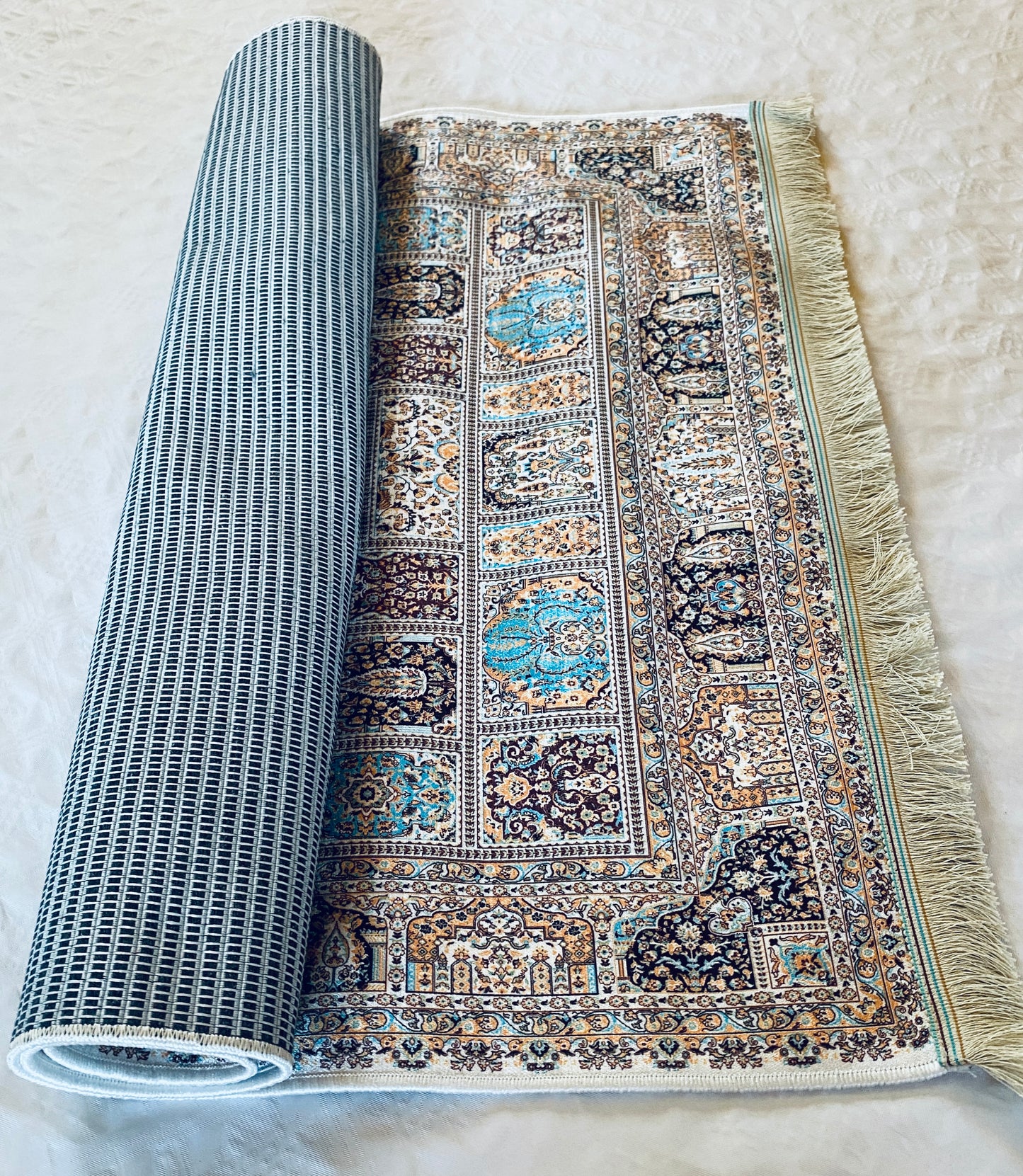 Alfombra oriental tradicional.