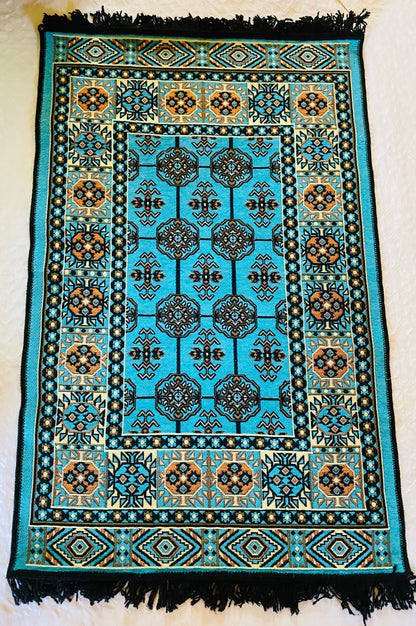 Alfombra oriental tradicional.