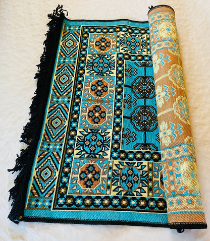 Alfombra oriental tradicional.