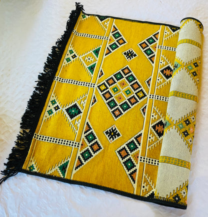 Alfombra oriental tradicional.