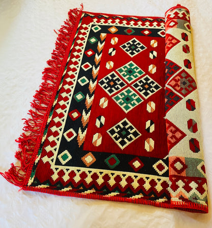 Alfombra oriental tradicional.